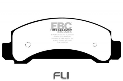 EBC DP1085 standaard Remblokken