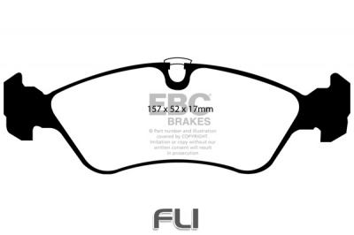 EBC DP1087 standaard Remblokken