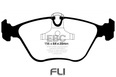 EBC DP1089 standaard Remblokken