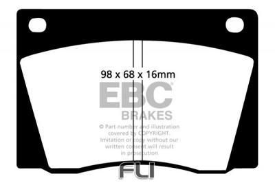 EBC DP108 standaard Remblokken