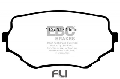 EBC DP1099 standaard Remblokken