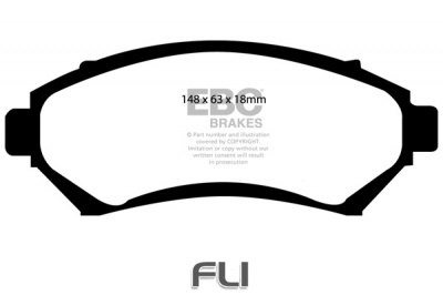 EBC DP1100 standaard Remblokken