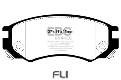 EBC DP1101 standaard Remblokken