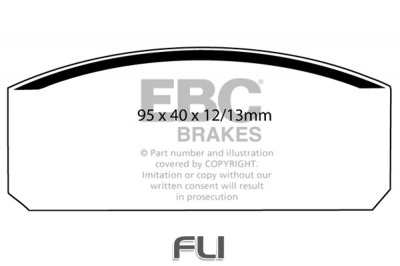 EBC DP110 standaard Remblokken