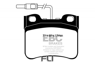 EBC DP1111 standaard Remblokken