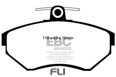 EBC DP1112 standaard Remblokken