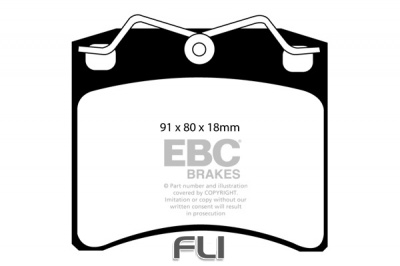 EBC DP1116 standaard Remblokken