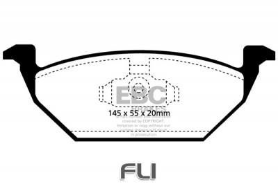 EBC DP1117 standaard Remblokken