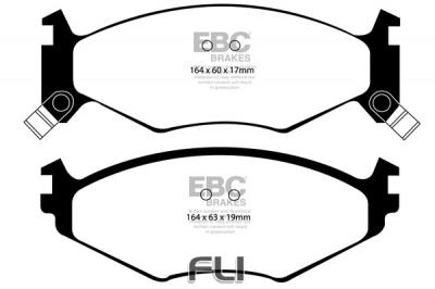EBC DP1119 standaard Remblokken