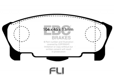 EBC DP1120 standaard Remblokken