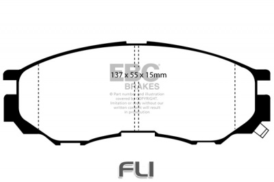 EBC DP1124 standaard Remblokken
