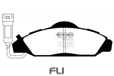EBC DP1126 standaard Remblokken