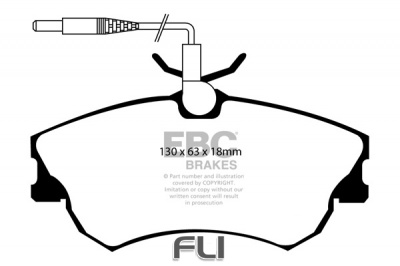 EBC DP1128 standaard Remblokken