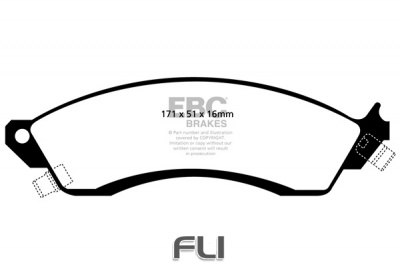 EBC DP1131 standaard Remblokken