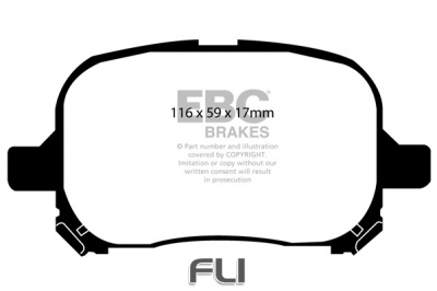 EBC DP1133 standaard Remblokken