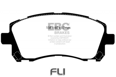 EBC DP1134 standaard Remblokken