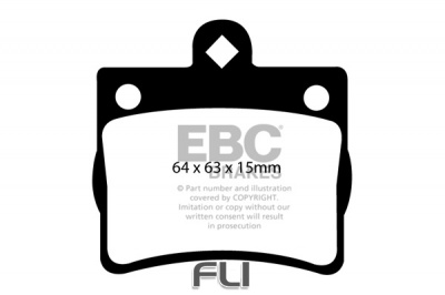 EBC DP1135 standaard Remblokken