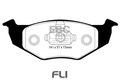 EBC DP1137 standaard Remblokken