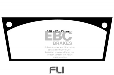 EBC DP113 standaard Remblokken