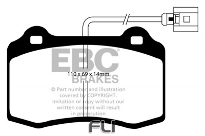 EBC DP1140_2 standaard Remblokken