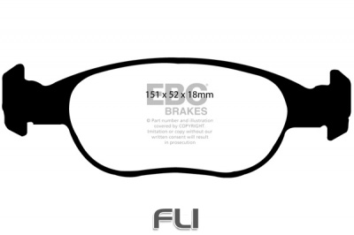 EBC DP1141 standaard Remblokken