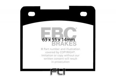 EBC DP114 standaard Remblokken