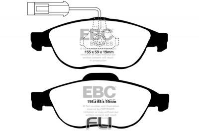 EBC DP1153 standaard Remblokken