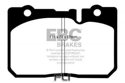 EBC DP1154 standaard Remblokken