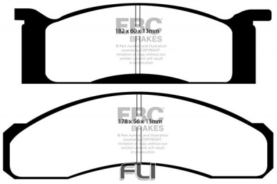 EBC DP1158 standaard Remblokken