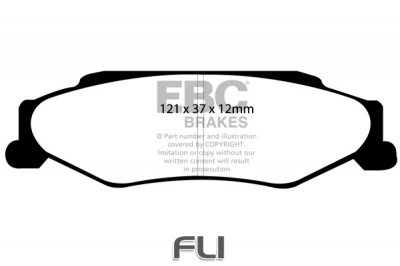 EBC DP1160 standaard Remblokken