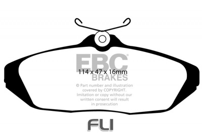 EBC DP1164 standaard Remblokken