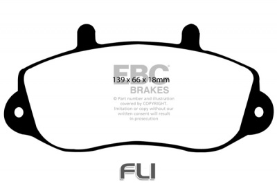 EBC DP1182 standaard Remblokken