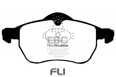 EBC DP1183 standaard Remblokken