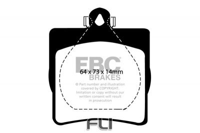 EBC DP1191 standaard Remblokken