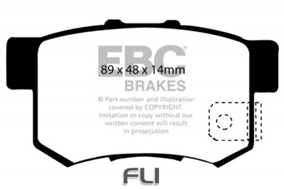 EBC DP1193 standaard Remblokken