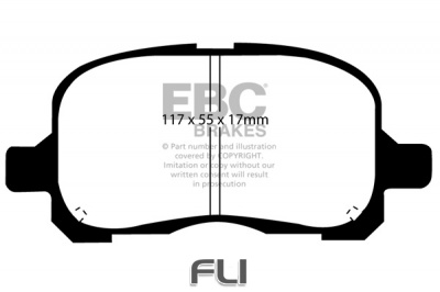 EBC DP1195 standaard Remblokken