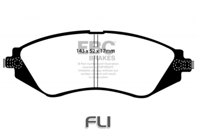 EBC DP1196 standaard Remblokken