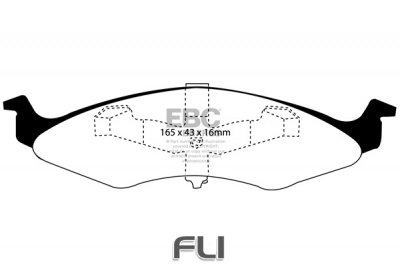 EBC DP1202 standaard Remblokken