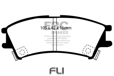EBC DP1203 standaard Remblokken