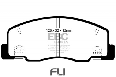 EBC DP1204 standaard Remblokken