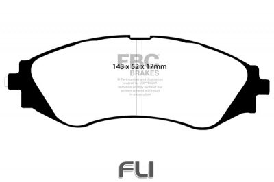 EBC DP1209 standaard Remblokken