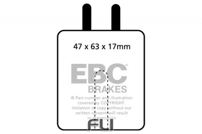 EBC DP120 standaard Remblokken