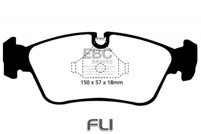 EBC DP1211 standaard Remblokken