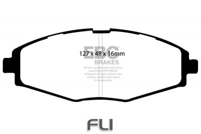 EBC DP1212 standaard Remblokken