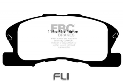 EBC DP1217 standaard Remblokken