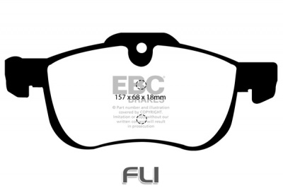 EBC DP1219 standaard Remblokken