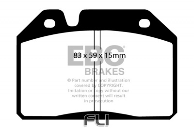 EBC DP121 standaard Remblokken