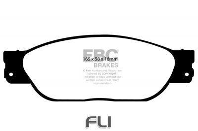 EBC DP1220_2 standaard Remblokken