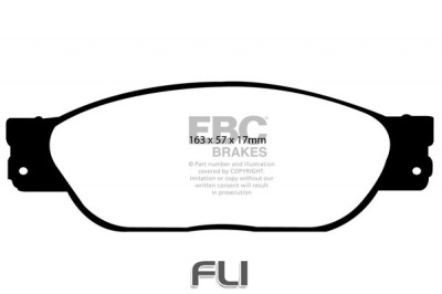 EBC DP1220 standaard Remblokken