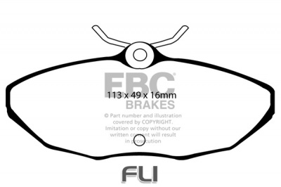 EBC DP1221_2 standaard Remblokken